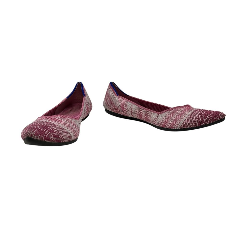 Rothy's The Point Flats Limited Edition Pink Needlepoint Size‎ 7 - Picture 4 of 14